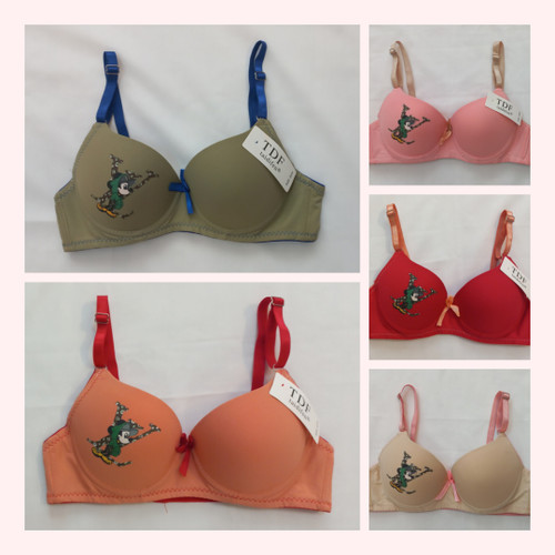 سوتین اسفنجی فنردار دخترانه